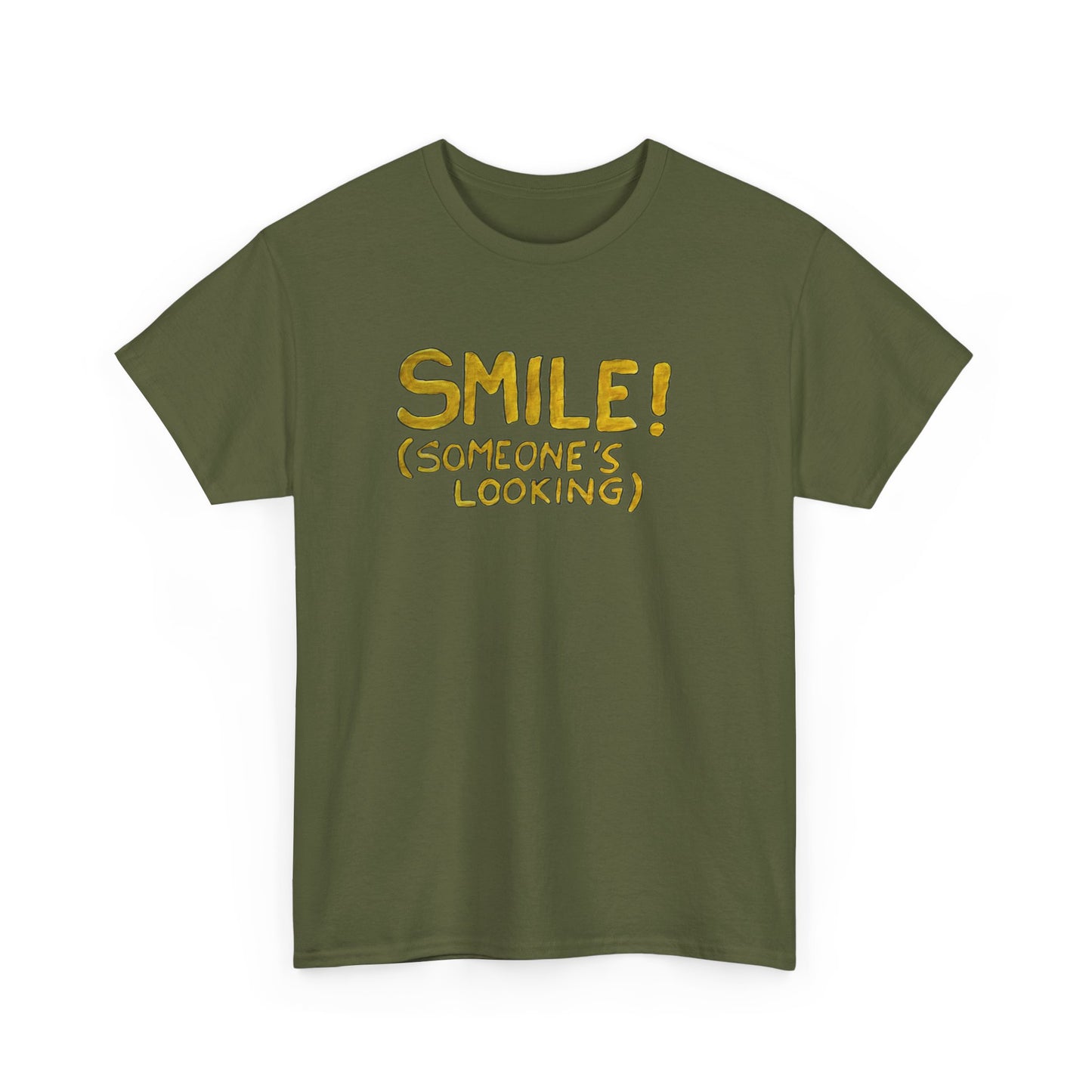 Smile! Unisex Heavy Cotton Tee