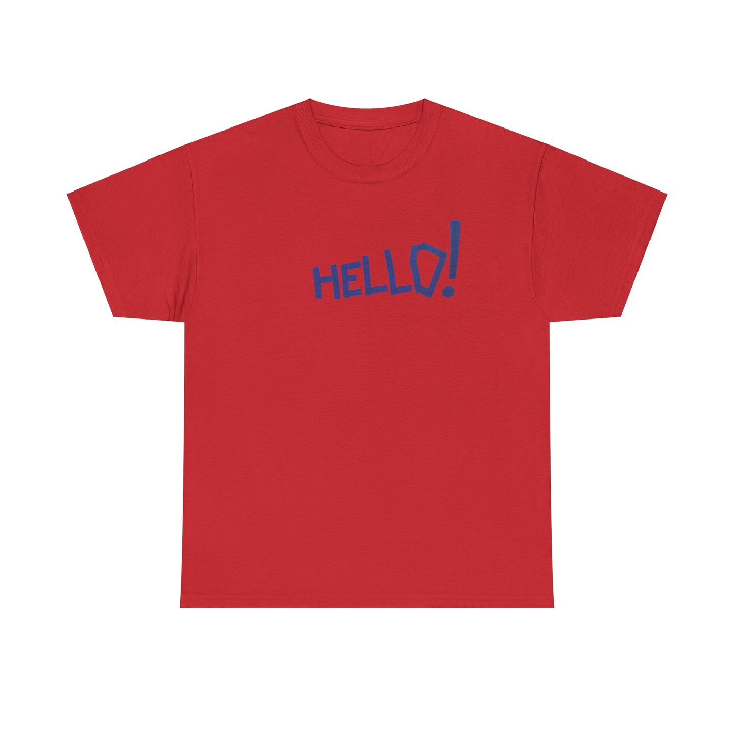 Hello! Unisex Heavy Cotton Tee