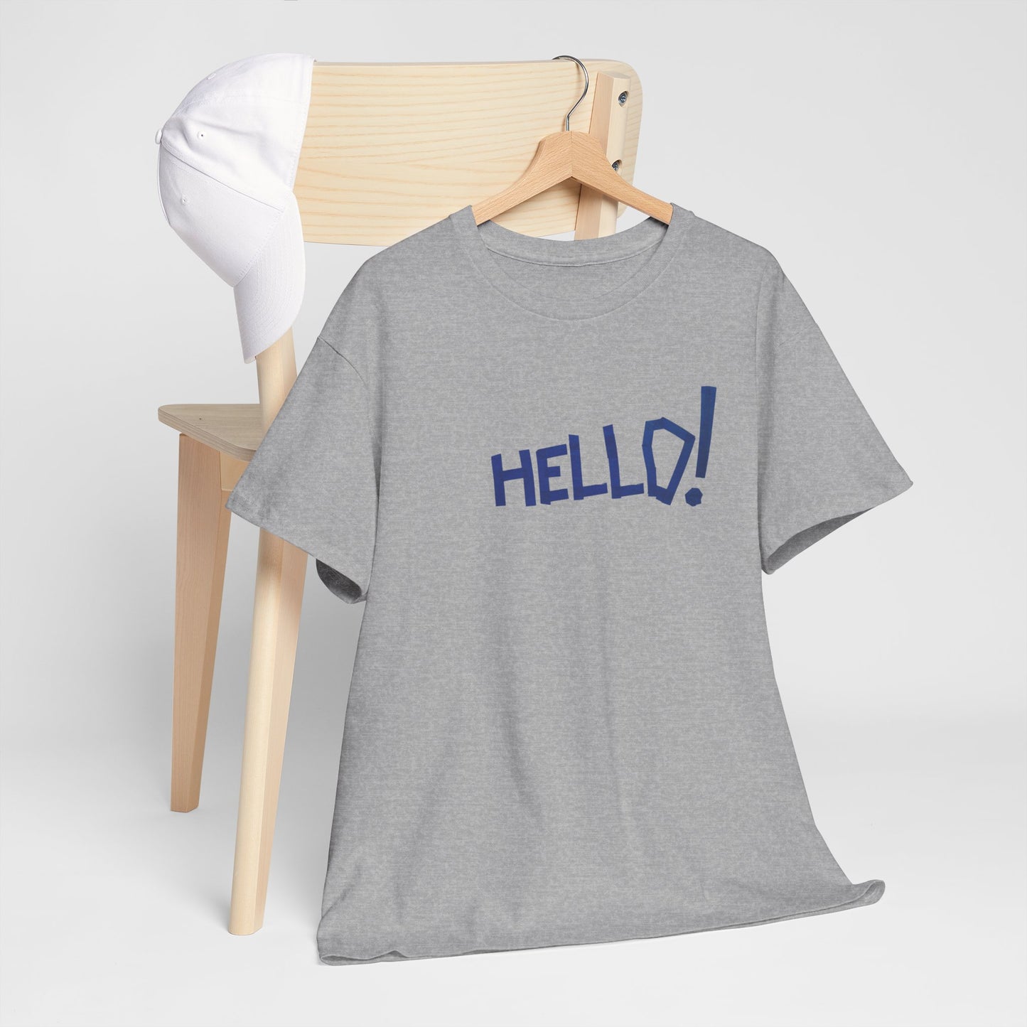 Hello! Unisex Heavy Cotton Tee