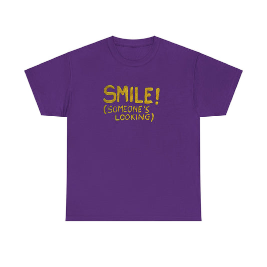 Smile! Unisex Heavy Cotton Tee