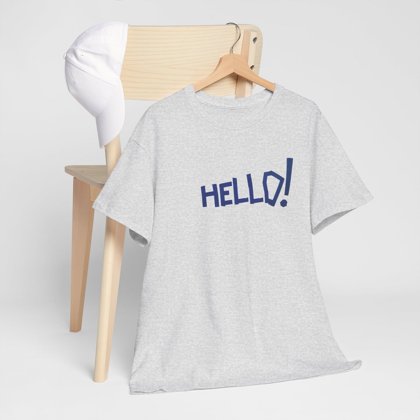 Hello! Unisex Heavy Cotton Tee